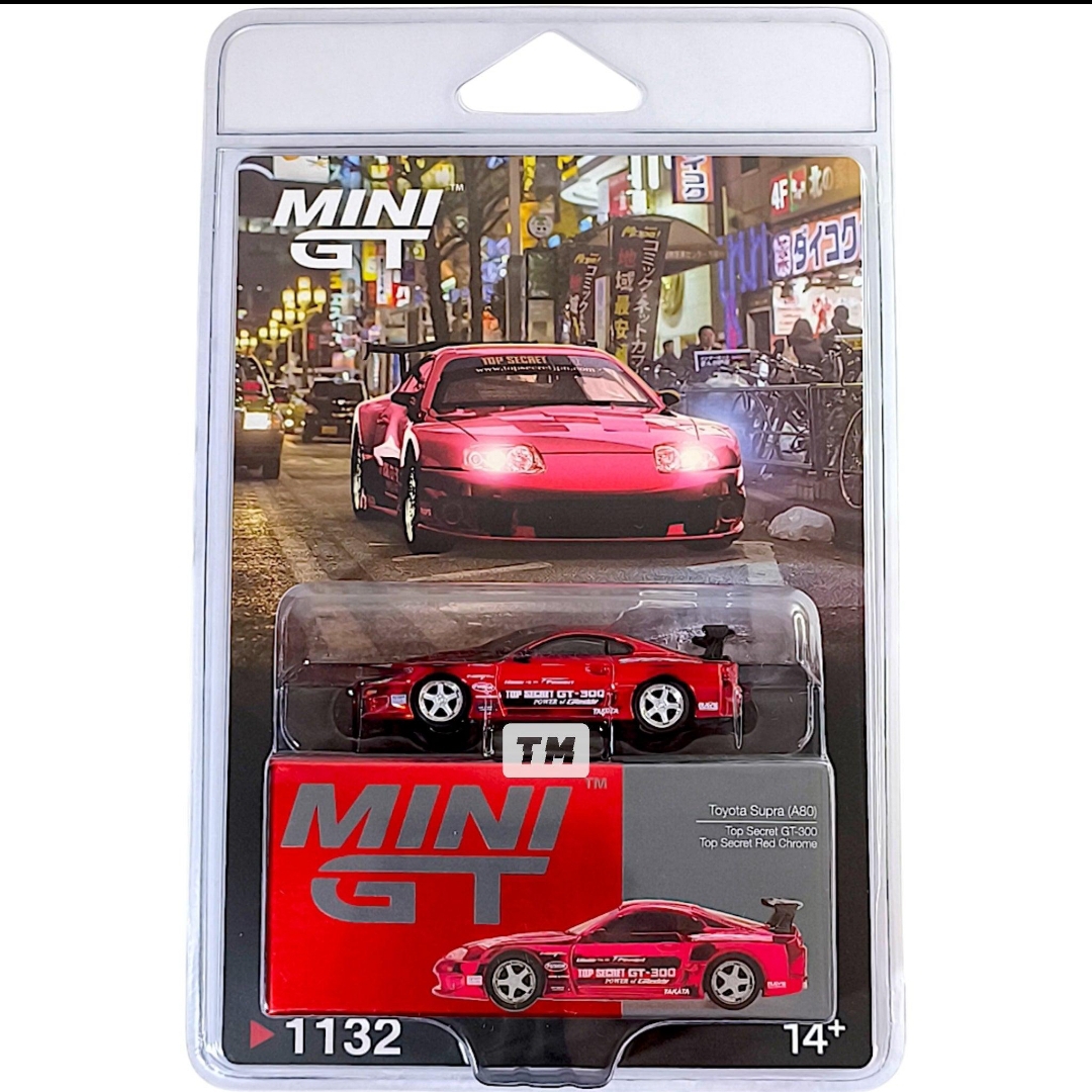 Toyota Supra (A80) Top Secret GT-300 – Top Secret Red Chrome (Brand New, Sealed)