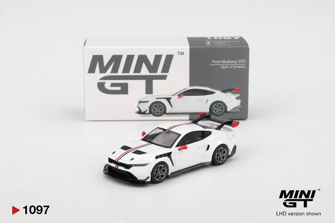 MINI GT #1097 Ford Mustang GTD — Spirit of America