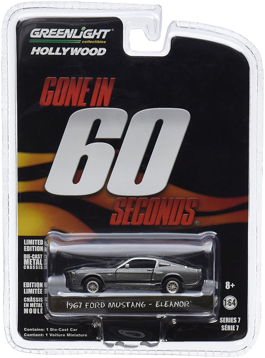 GreenLight #44742 1967 Ford Mustang Eleanor — Gone in 60 Seconds (2000)