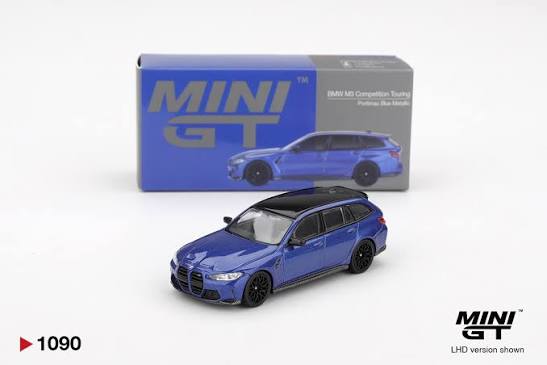 MINI GT #1090 BMW M3 Competition Touring — Portimao Blue Metallic